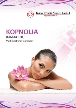 KOPNOLIA
(MAGNOLOL)
Multifunctional Ingredient
 