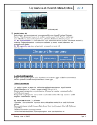 Koppen classification 2011 | PDF