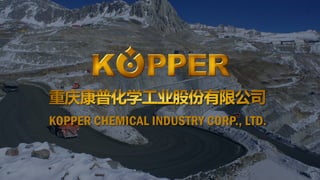 KOPPER CHEMICAL INDUSTRY CORP., LTD.
 