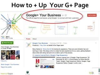 How to + Up  Your G+ Page 