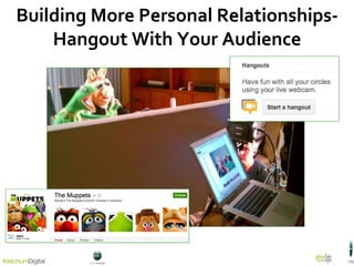Building More Personal Relationships- Hangout With Your Audience 