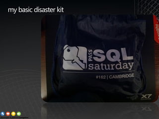 my basic disaster kit
 