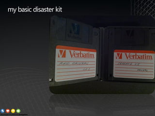 my basic disaster kit
 