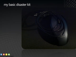 my basic disaster kit
 