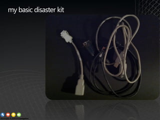 my basic disaster kit
 