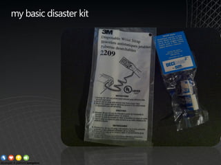 my basic disaster kit
 