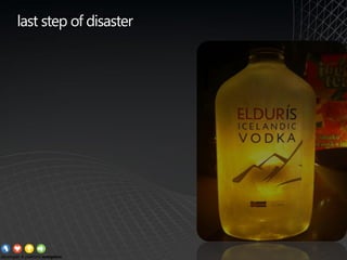 last step of disaster
 