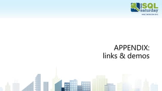 APPENDIX:
links & demos
 