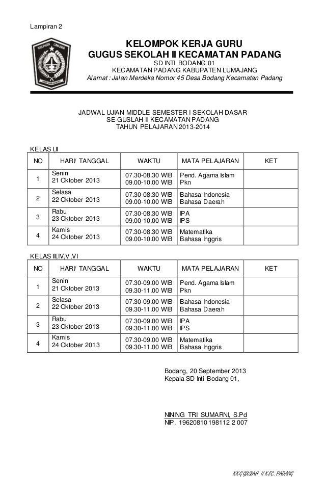 19++ Contoh kop soal tes masuk sekolah info