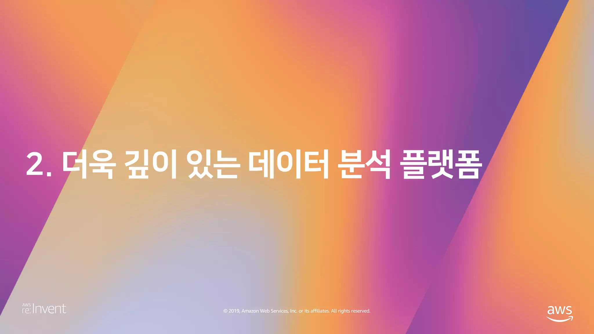 © 2019, Amazon Web Services, Inc. or its affiliates. All rights reserved.
 