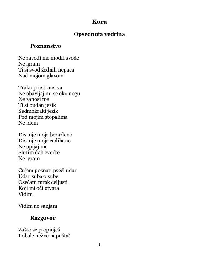 Poznanstvo vasko popa poznanstvo vasko popa