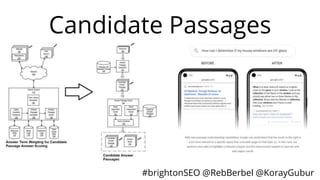 #brightonSEO @RebBerbel @KorayGubur
Candidate Passages
 