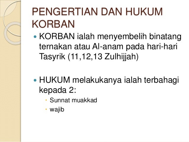 Korban Amalan Mulia