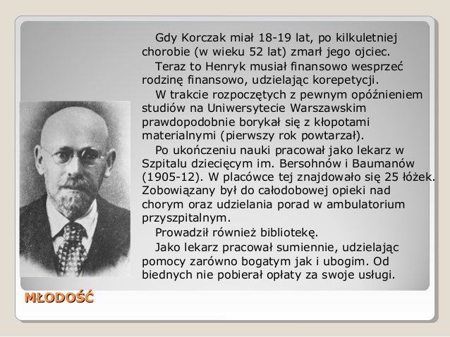 Janusz Korczak Notatka Do Zeszytu Janusz Korczak