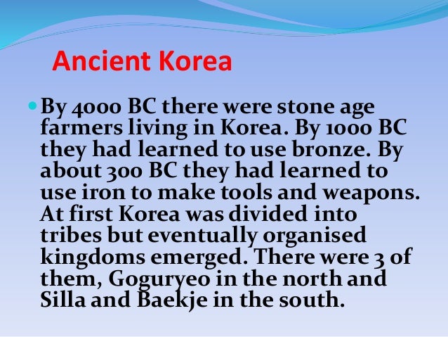 Brief History of Korea