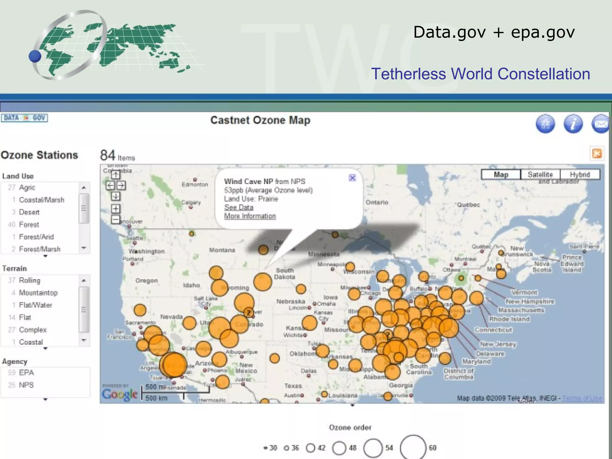 Tetherless World Constellation
Data.gov + epa.gov
 