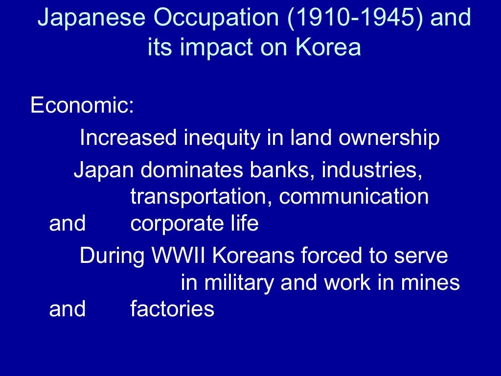 Korea pptjapanese occupation19101945