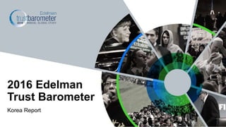 Korea Report
2016 Edelman
Trust Barometer
 