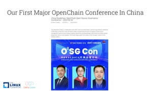Our First Major OpenChain Conference In China
 
