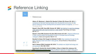 Reference Linking
 