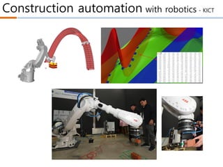 Construction automation with robotics - KICT
 