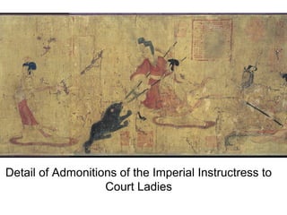 Detail of Admonitions of the Imperial Instructress to
Court Ladies
 