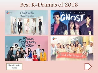 Best K-Dramas of 2016
Back to main
menu
 