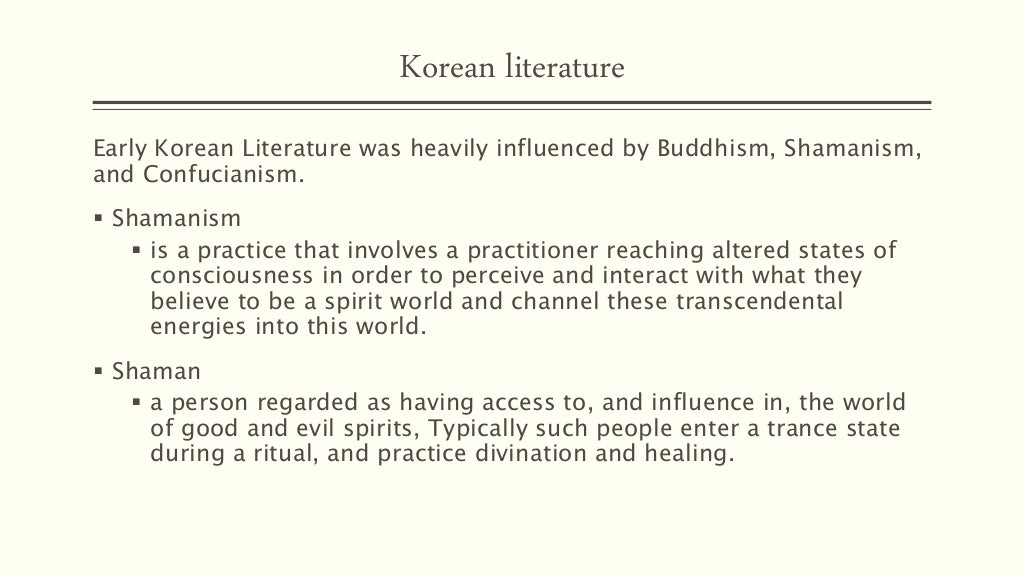 Korean literature