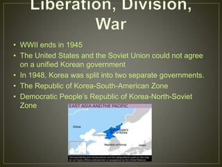 Korean Modern History PowerPoint | PPTX
