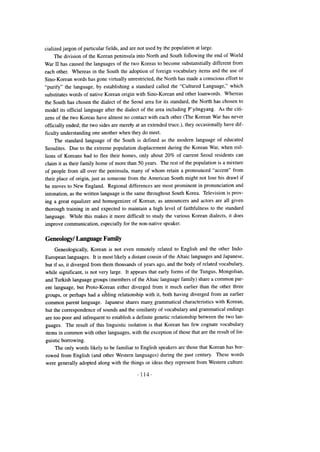 Korean through english