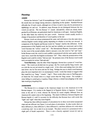 Korean through english