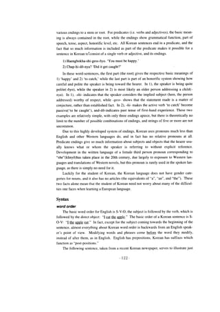 Korean through english