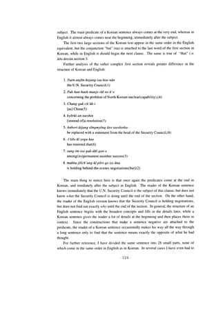 Korean through english