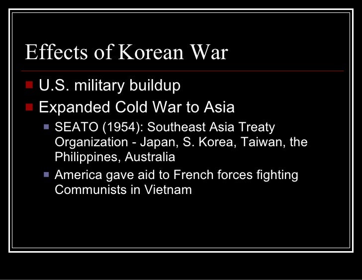 korean war effects