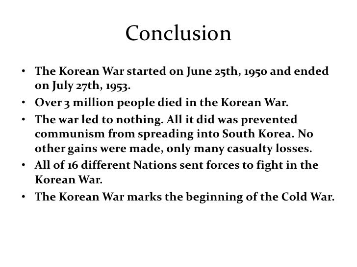 what were the causes of the korean war