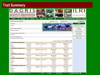 Delivering systematic information on indigenous farm animal genetic resources  of  developing countries: The concept of Country DAGRIS