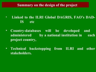 Delivering systematic information on indigenous farm animal genetic resources  of  developing countries: The concept of Country DAGRIS