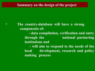Delivering systematic information on indigenous farm animal genetic resources  of  developing countries: The concept of Country DAGRIS