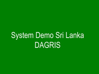Delivering systematic information on indigenous farm animal genetic resources  of  developing countries: The concept of Country DAGRIS
