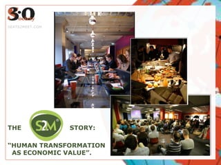SEATS2MEET.COMTHE                       STORY:“HUMAN TRANSFORMATION  AS ECONOMIC VALUE”.