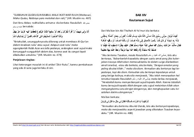 Koreksi tata cara & bacaan sholat