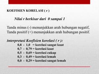 Korelasi pearson | PPT