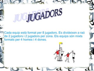 No es pot caminar o moure amb la pilota a les mans o jugar individualment . NORMES DEL JOC   