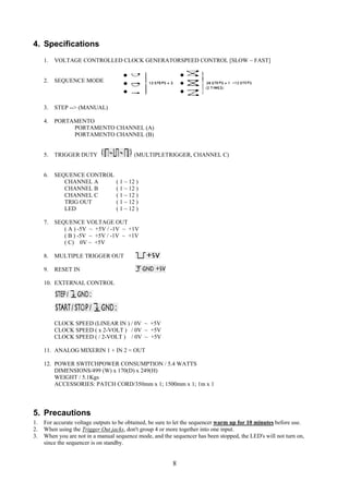 Korg sq 10 owners manual (users) | PDF