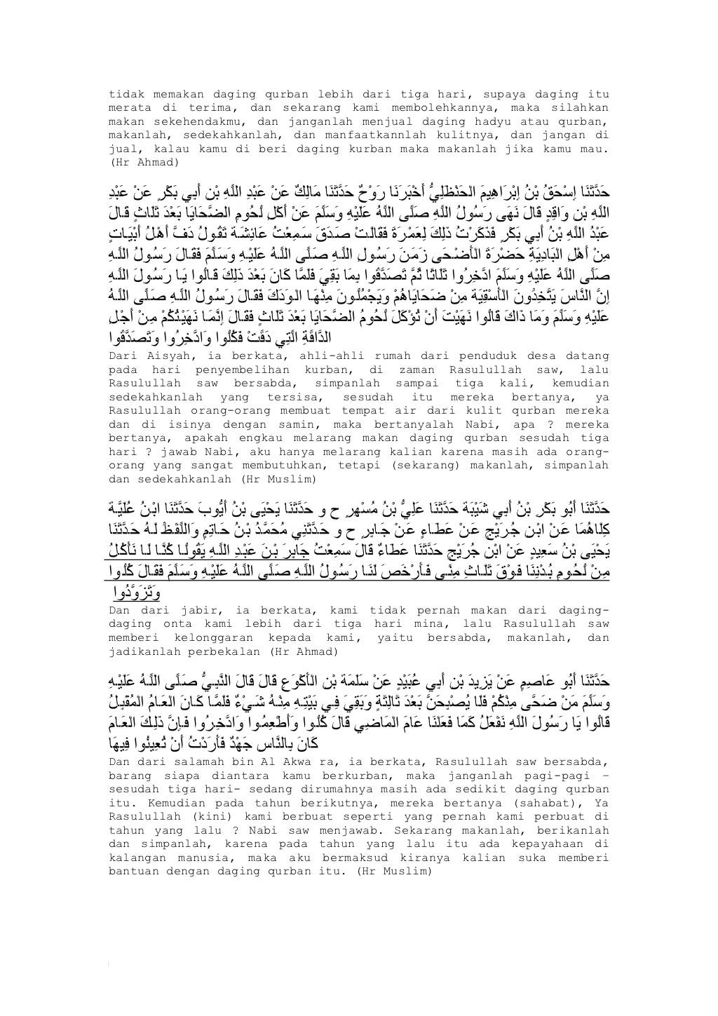 Tentang Qurban