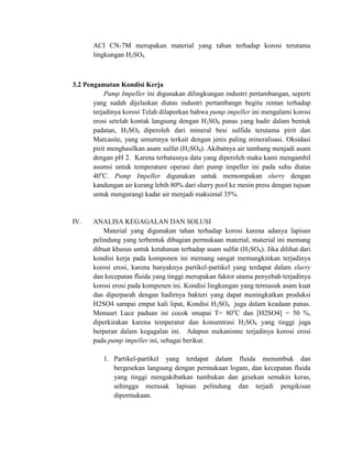 Korosi erosi pada pump impeller | DOCX