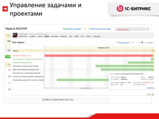 Управление задачами и
проектами
 