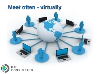 Meet often - virtually

 