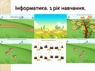 Інформатика. 1 рік навчання.Інформатика. 1 рік навчання.
 
