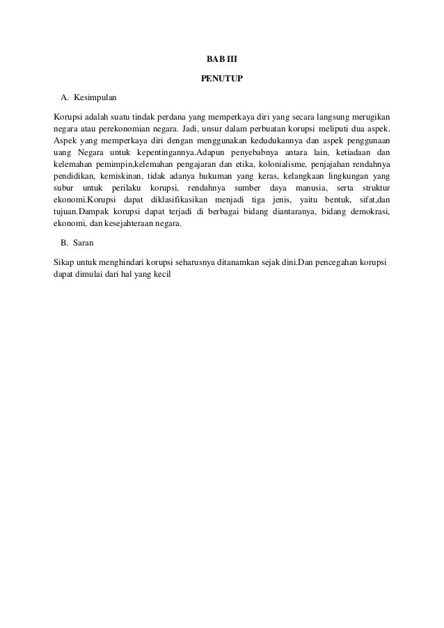 Makalah Korupsi